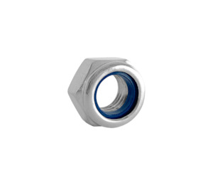Nut - M10 Nyloc Hex Head - Zinc Plated