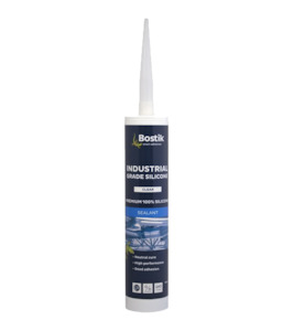 Bostik Industrial AD/Sealant Silicone Neutral Cure, Clear - 300ml