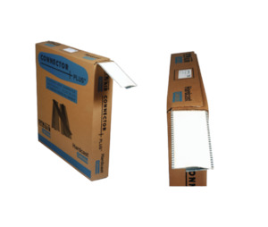 Flexible Duct Connector, Hypalon - White 30.5m 2-3-2"