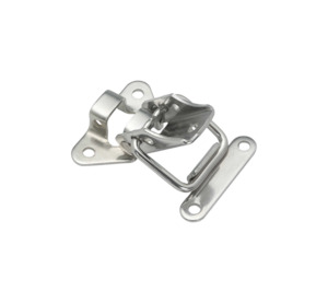 Hold-Down Latch - Nickel-Plated (with Strike)