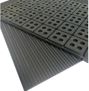 Anti Vibration Pads Mounts: Anti-Vibration Pad, Vibra Trol Ribbed Neoprene