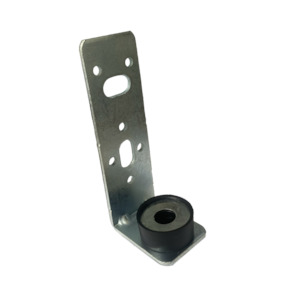 Bracket, Duct L - Zinc Plated (Includes Isolator Pad)