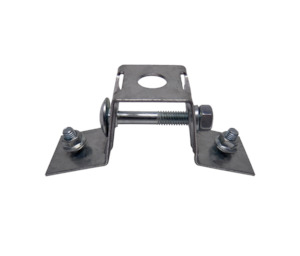 Cable Ties Duct Straps: Top Bracket - Zinc Plated (use with Galv Strapping)