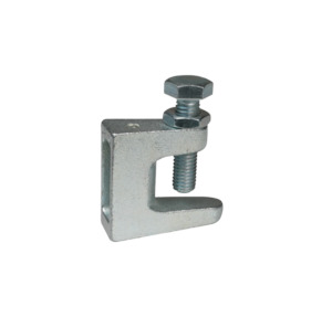 Clamps: Beam Clamp with Tapered Zinc Plated Bolt - Diecast Aluminium (No Thread)