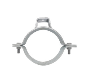 Munzing Rings Duct Clamps: Duct Clamp, Spiral - HDG with yoke