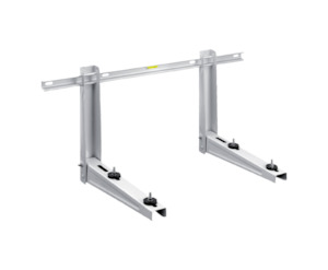 Wall Bracket, PSB-24 Adjustable - 550x490x800mm, 150kg - Powdercoated White