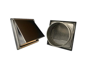 Cowl Wall with Mesh - Stainless Steel 304