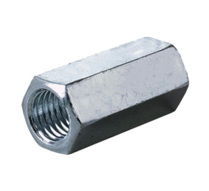 Rod Joiner/Coupler, Hex - Zinc Plated