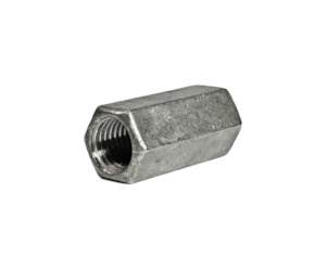 Threaded Rod Joiners Base Plates: Rod Joiner/Coupler, Hex - Galvanised