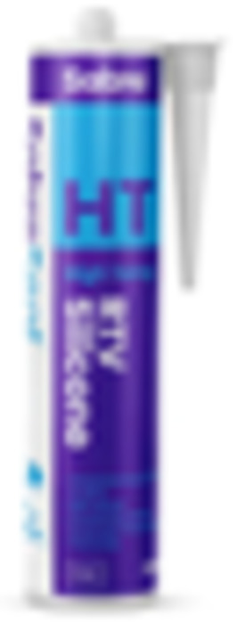 Sabre Seal HT High Temperature Silicone Sealant, Grey 300ml
