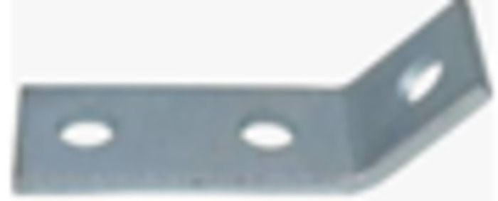 45° 3 Hole Metal Framing Angle Bracket - HDG (Hot Dipped Galvanised)