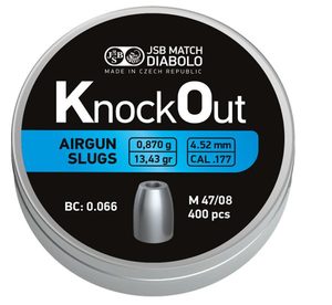 Products: JSB KnockOut Slugs .177 cal (4.52mm)