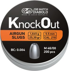 Products: JSB KnockOut Slugs .22 cal (218)