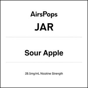 Sour Apple - JAR by AirsPops E-LIQUID 30ml