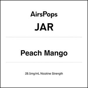 Peach Mango - JAR by AirsPops E-LIQUID 30ml
