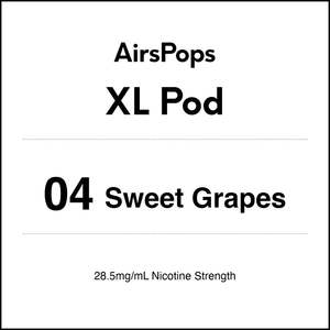 04 SWEET GRAPES - AirsPops XL Pod 10ml