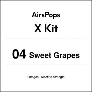 Airspops X Starter Kit: 04 Sweet Grapes - AirsPops X Kit