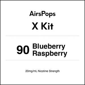 90 Blueberry Raspberry - AirsPops X Kit