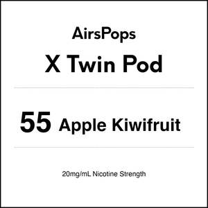 55 Apple Kiwifruits - AirsPops X Pod TWIN PACK