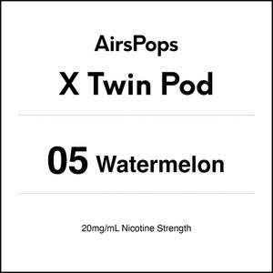 05 Watermelon - AirsPops X Pod TWIN PACK