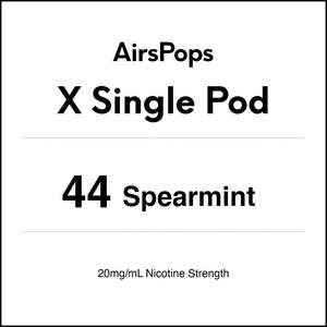 X Single Pod: 44 Spearmint - AirsPops X Pod SINGLE PACK