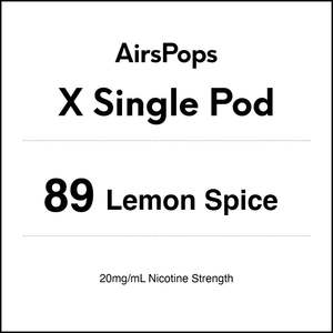 89 Lemon Spice - AirsPops X Pod SINGLE PACK