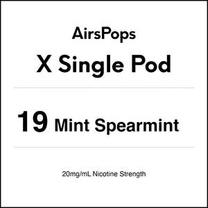 19 Mint Spearmint - AirsPops X Pod SINGLE PACK