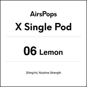 06 Lemon -  - AirsPops X Pod SINGLE PACK