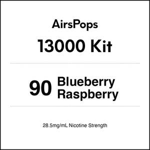 90 Blueberry Raspberry - AirsPops 13000 Kit