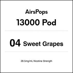 04 Sweet Grapes - AirsPops 13000 Pod