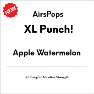 AirsPops XL PUNCH!- Apple Watermelon