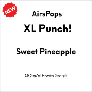 Airspops Disposable Xl: AirsPops XL PUNCH!- Sweet Pineapple