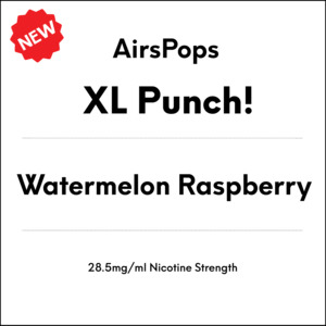 Airspops Disposable Xl: AirsPops XL PUNCH!- Watermelon Raspberry