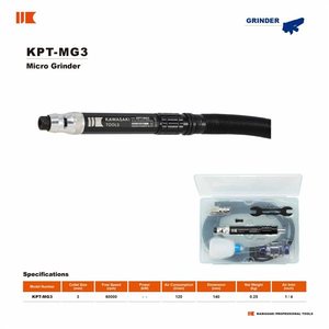 Air Die Grinders: Kawasaki KPT-MG6 6mm/3mm Micro Die Grinder