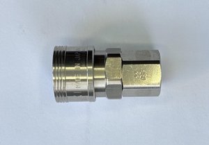 Air Couplings & Fittings: 22-DSF-SS 1/4″ BSPT Female High Flow Coupling