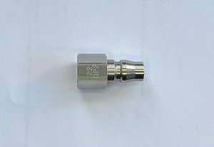 Air Couplings & Fittings: 22-DPF-SS 1/4″ BSPT Female High Flow Nipple