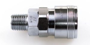22-DSM 1/4″ BSPT Male High Flow Coupling