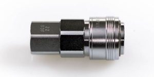 22-SOF 1/4″ BSPT Female High Flow Coupling (One Touch)
