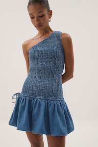 DRESSES: Sunray One Shoulder Mini Dress