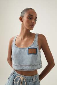 Denim: Aura Denim Top