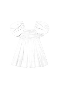 Kids: Piper Kids Puff Sleeve Dress