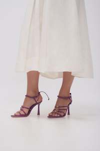 Mirage Leather Strappy Heel