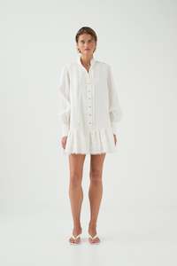 Cloud Embroidered Dress