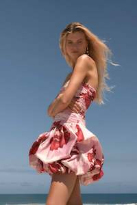 Violette Bubble Hem Mini Dress