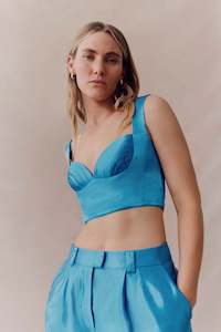 Crop Tops: Elation Pleated Bralette