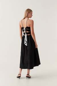 Danica Tie Back Midi Dress