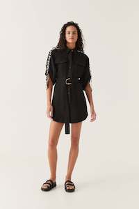 Signal Logo Shirt Mini Dress
