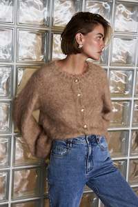 Knitwear And Jumpers: Celine Fluffy Cardigan