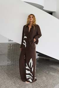 Planetary Silk Oversized Shirt