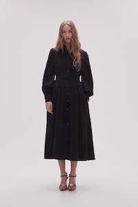 Midi Dresses: Bonnie Knot Sleeve Midi Dress